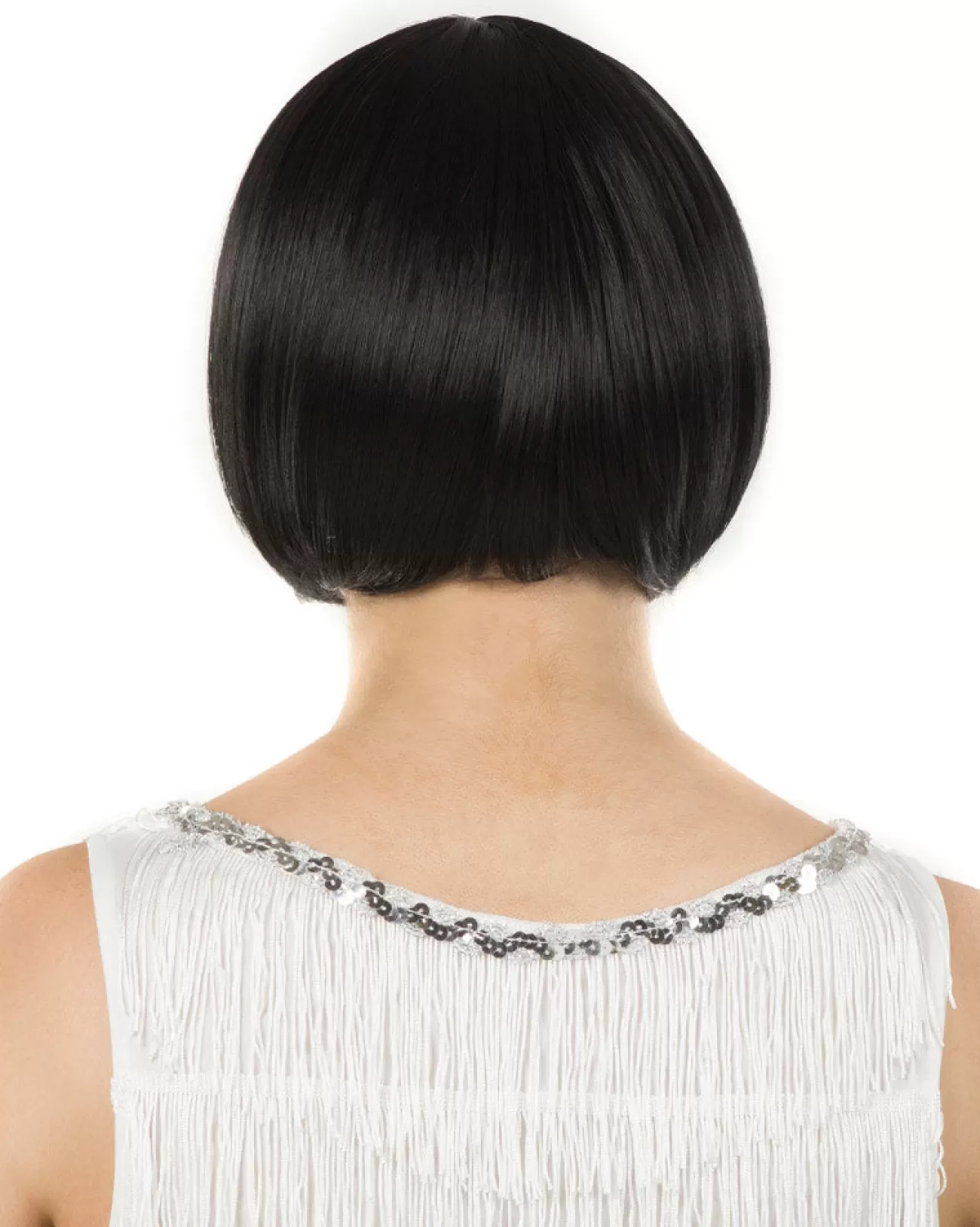 * 1920S Flapper Deluxe Black Bob Wig> Halloween Wigs