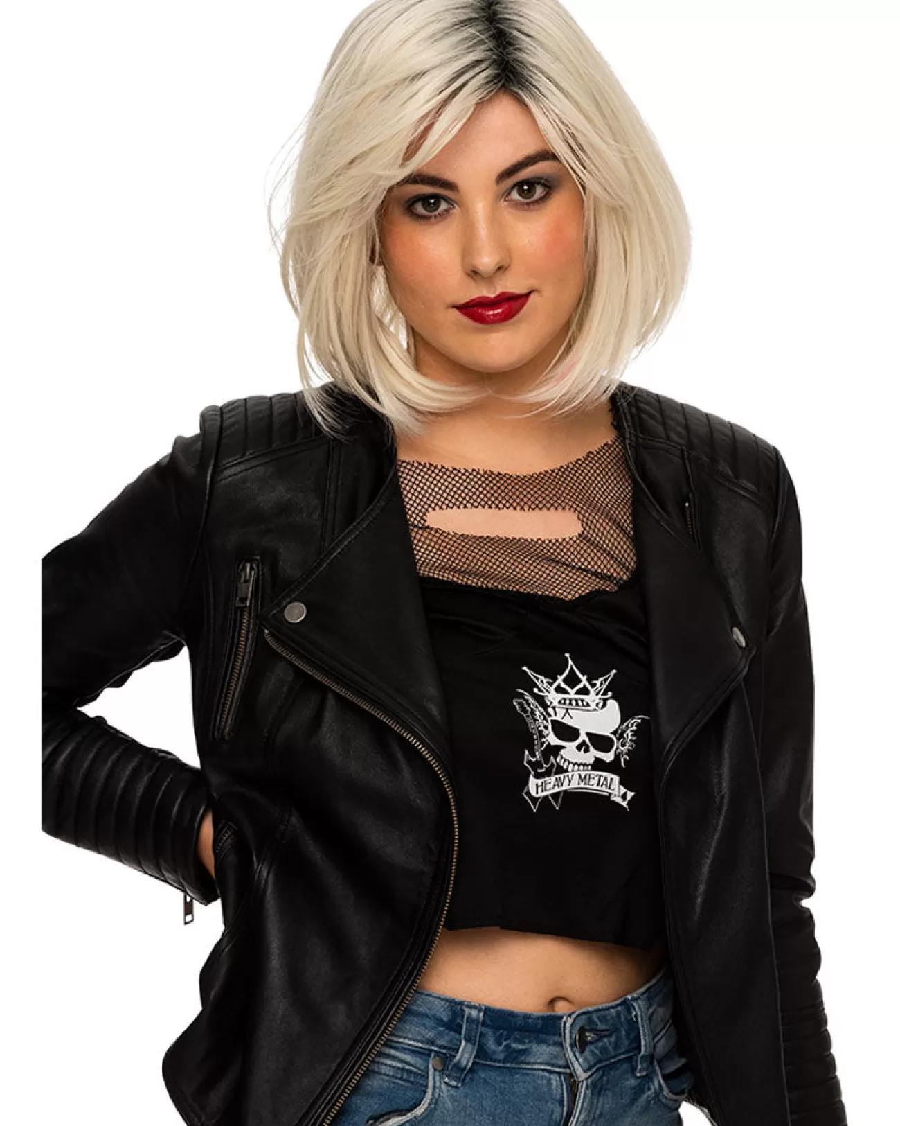 * 80S Blondie Feathered Bob Deluxe Wig> Halloween Wigs