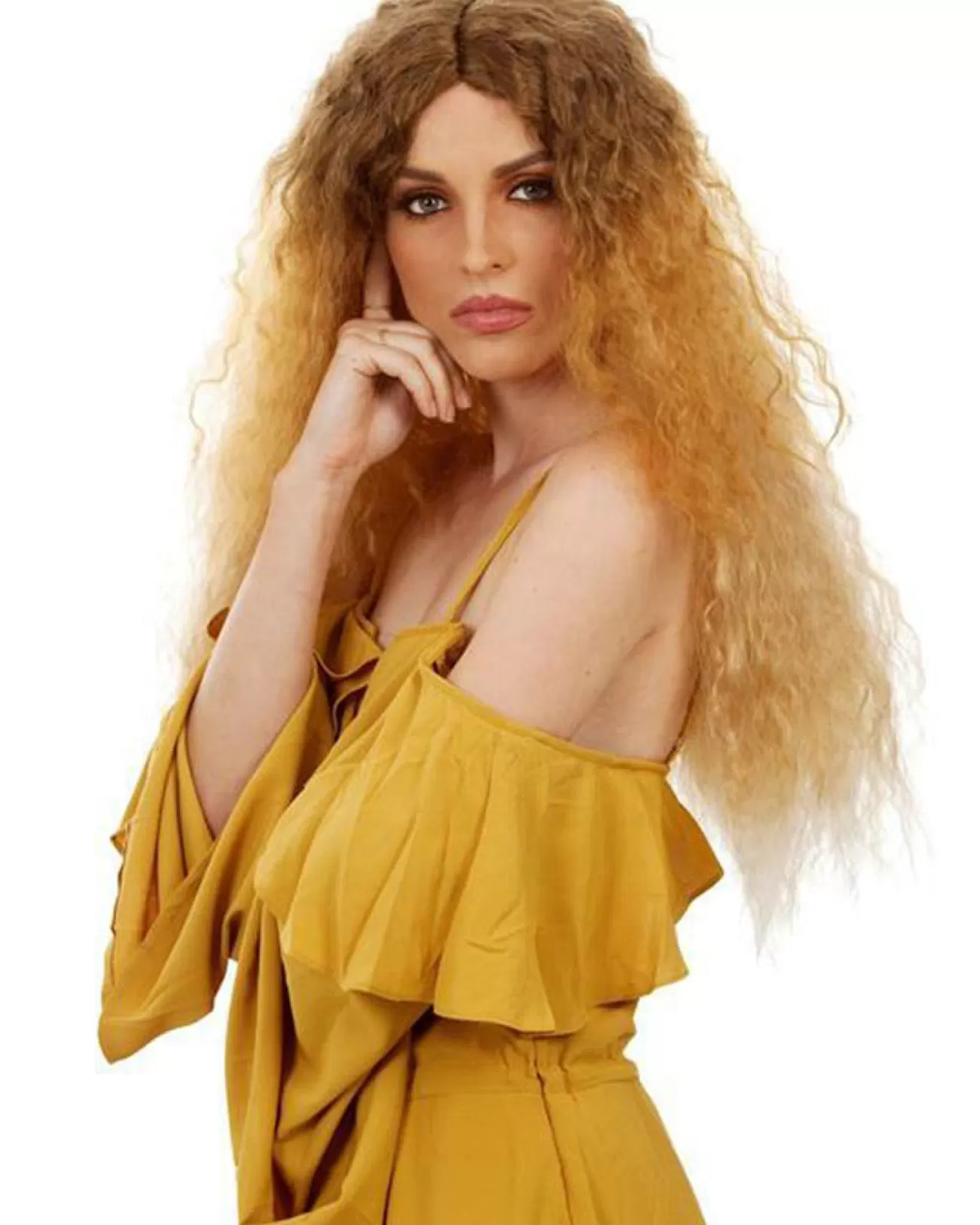 Allaura Wigs and Hair 80S Rnb Perm Wig> Halloween Wigs