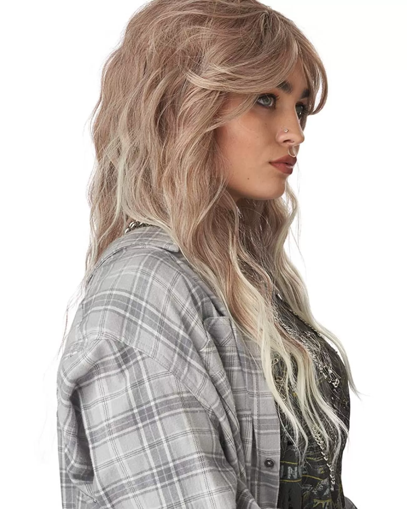 California Costumes 90S Grunge Rocker Long Blonde Wig> Halloween Wigs