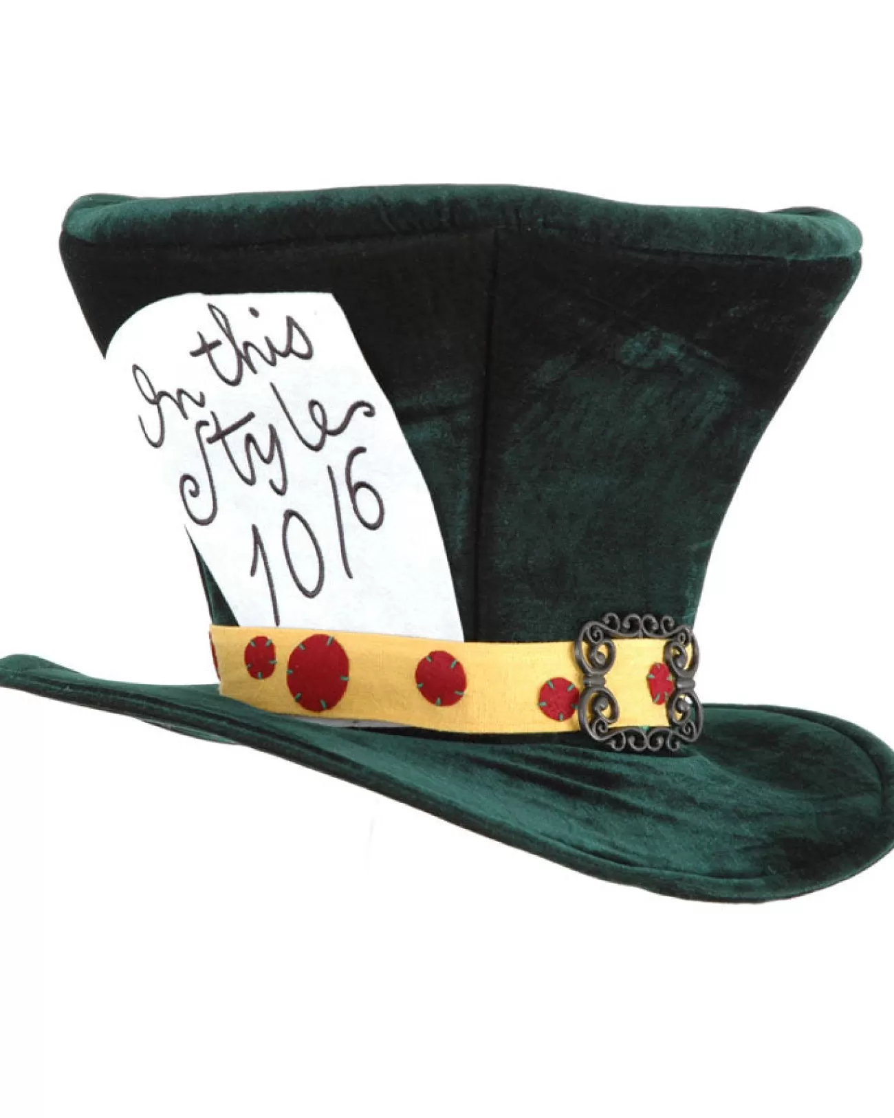 Elope Alice In Wonderland The Mad Hatter Green Adult Hat> Halloween Accessories