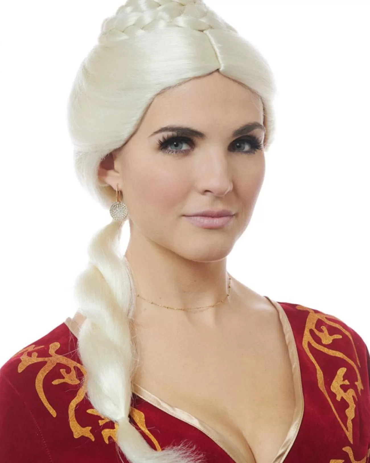 Costume Culture by Franco Ancient Princess Platinum Blonde Wig> Halloween Wigs