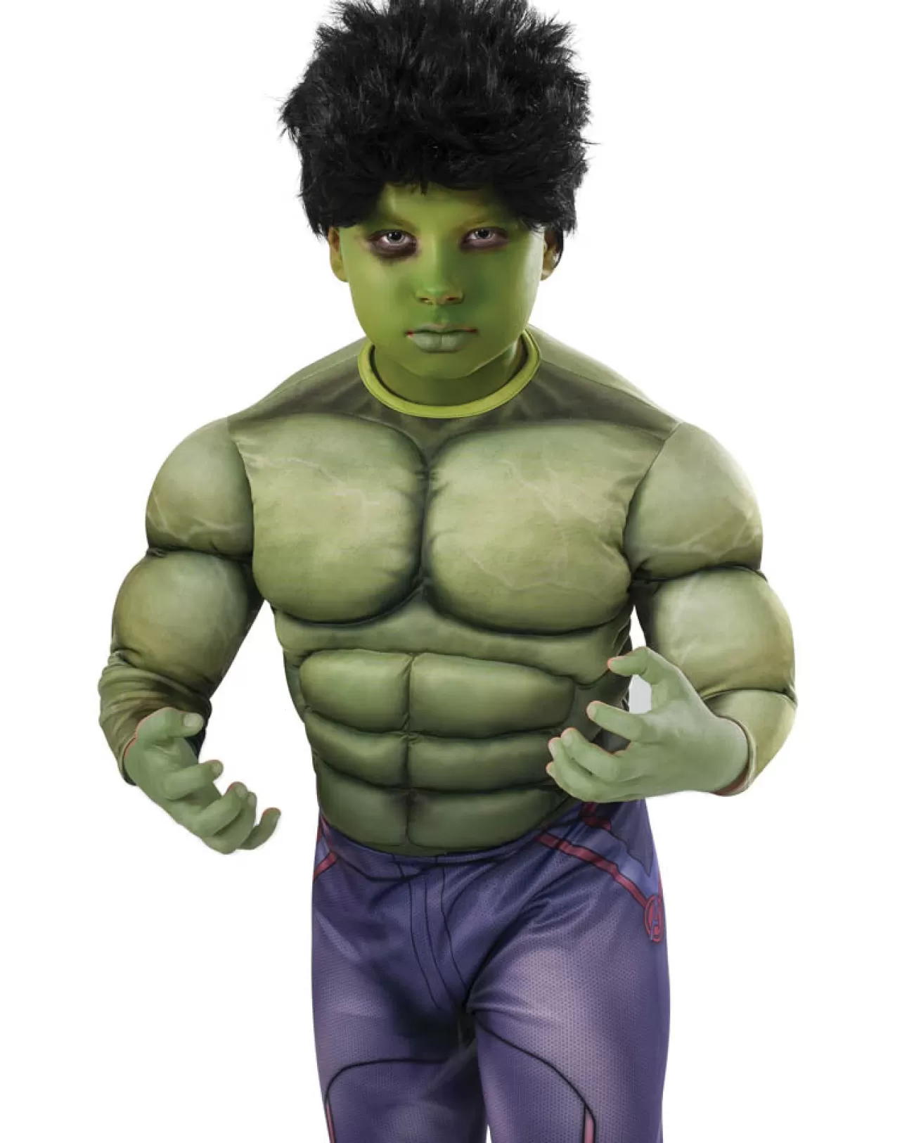 Rubies Avengers Age Of Ultron Hulk Kids Black Wig> Halloween Wigs