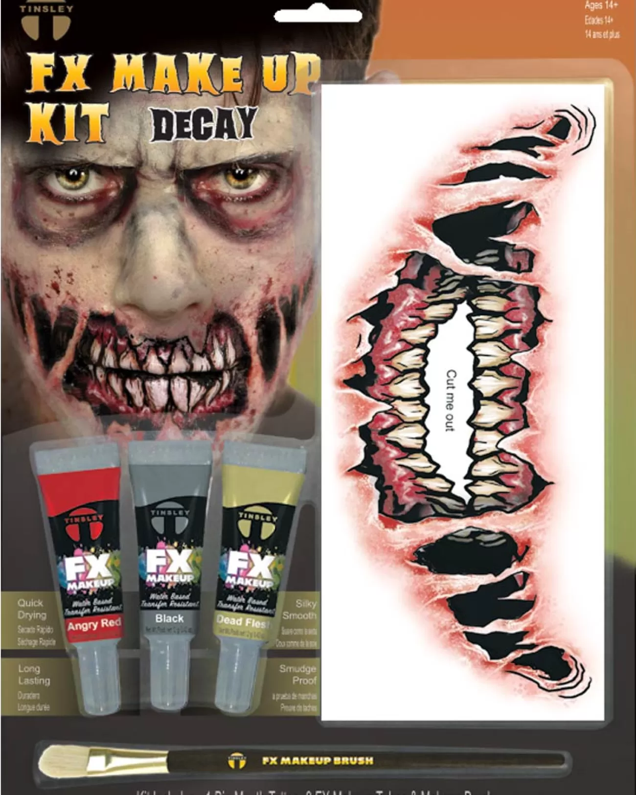 Tinsley Transfers Big Mouth Decay Makeup Kit> Halloween Accessories