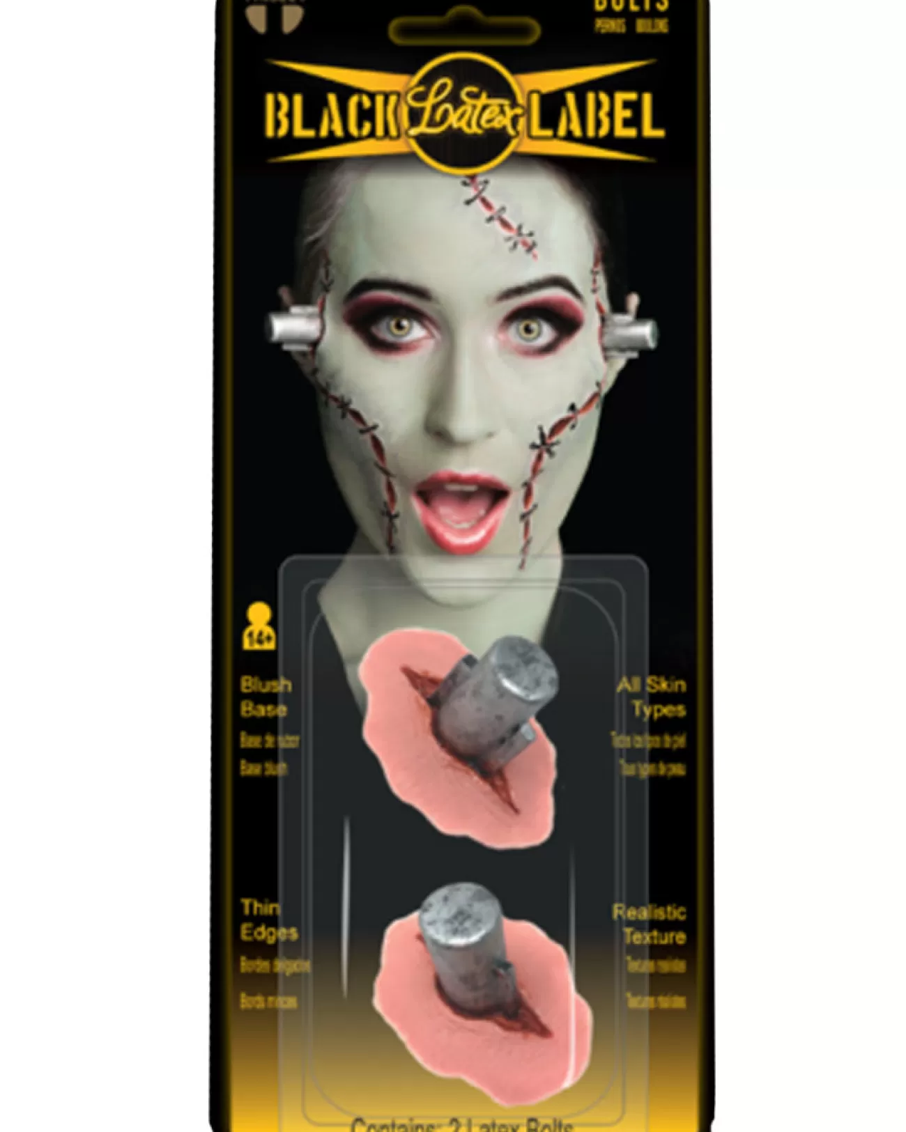 Tinsley Transfers Black Label Bolts Latex Wound> Halloween Accessories