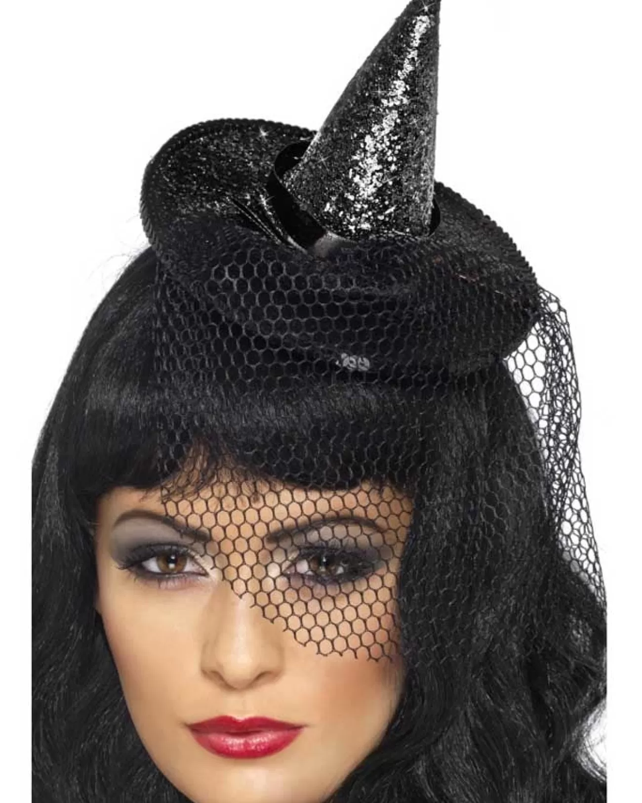 Smiffys Black Mini Witch Hat> Halloween Accessories