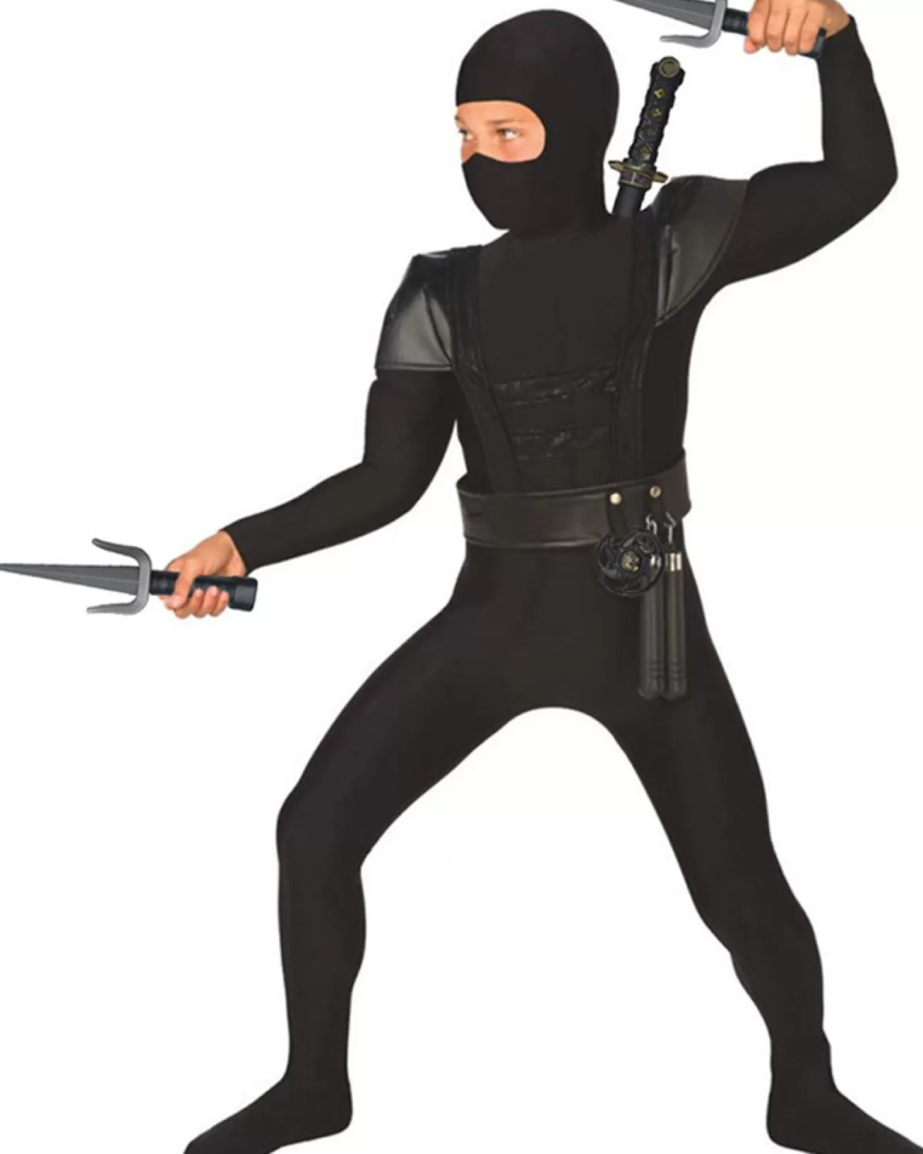 AFG Media Limited Black Ninja Boys Costume>Kids Kids Costumes