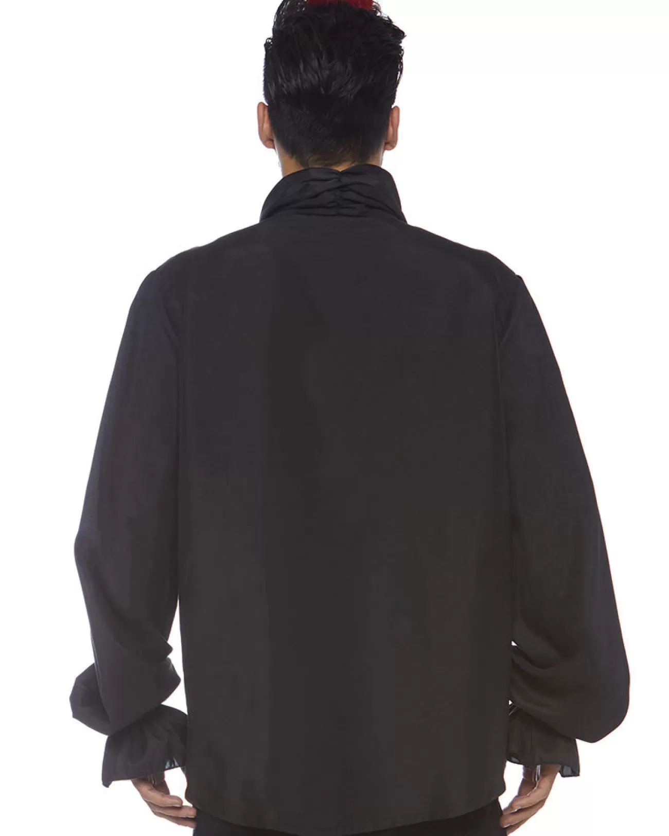 Leg Avenue Black Ruffle Front Shirt>Men Men's Costumes