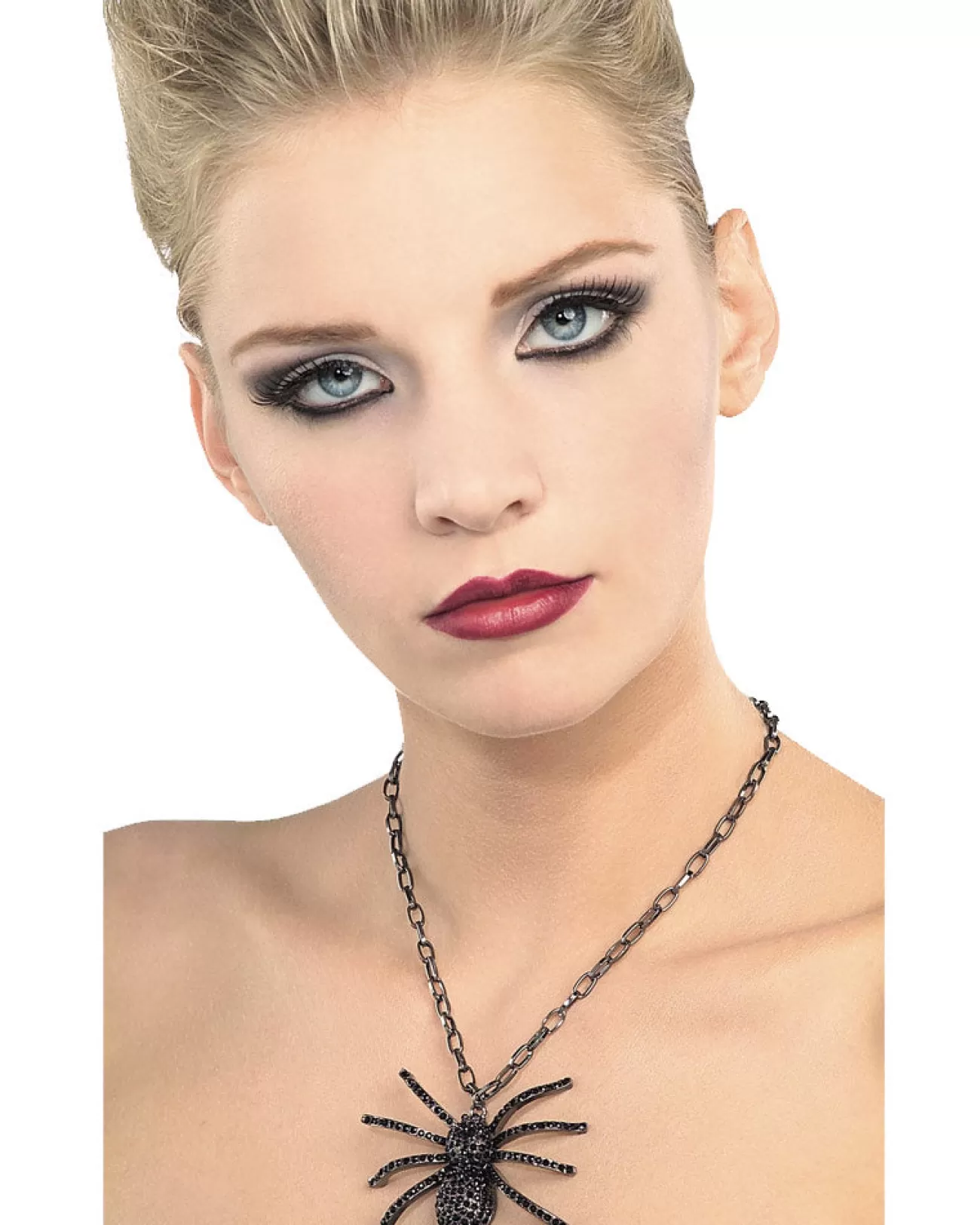 Rubies Black Spider Necklace> Halloween Accessories