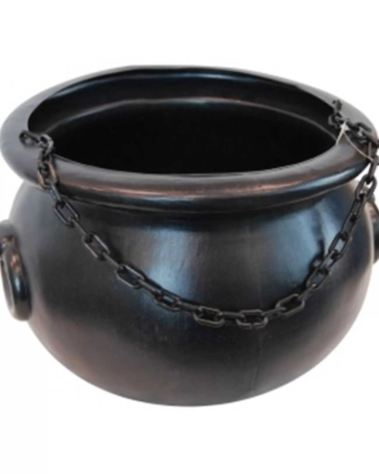 Sweidas Black Witches Cauldron With Chain Handle 25Cm> Halloween Accessories