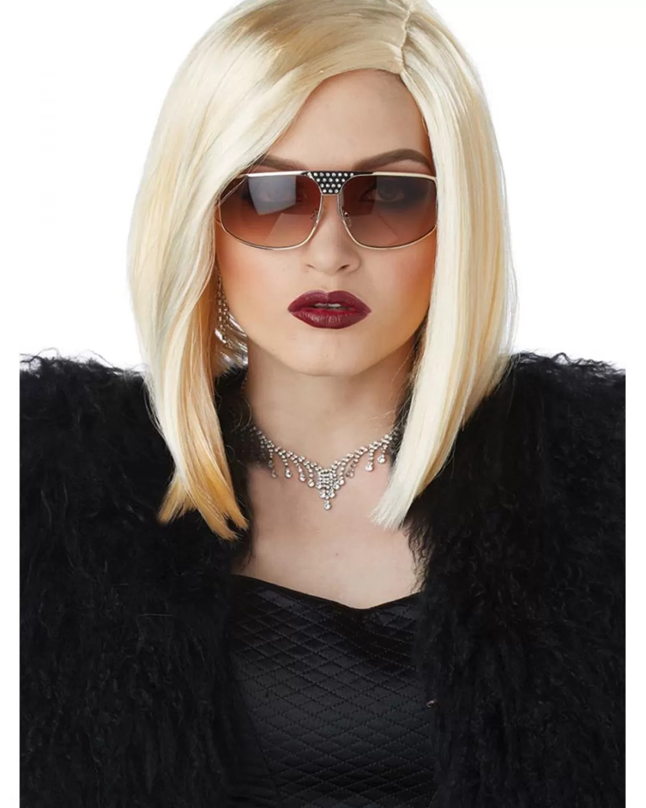 California Costumes Blonde Da Boss Wig> Halloween Wigs