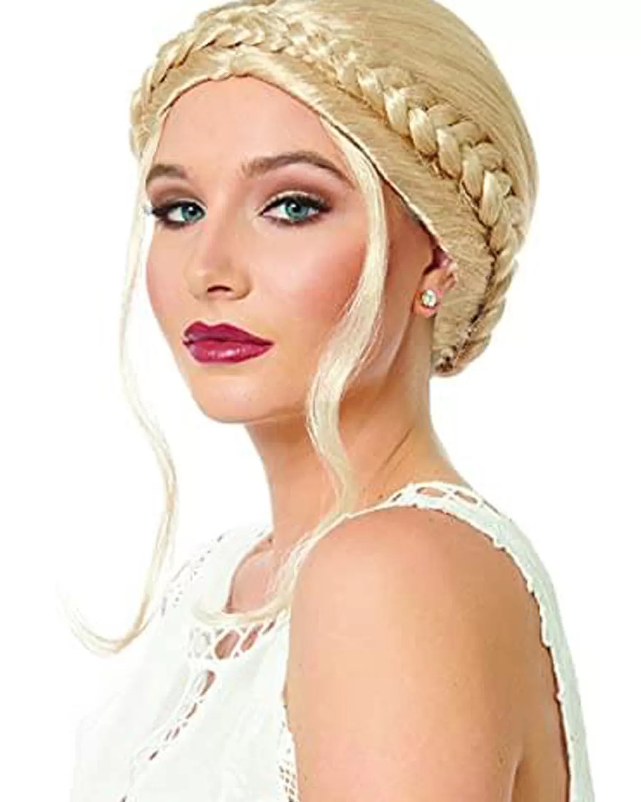 Costume Culture by Franco Blonde Milkmaid Wig> Halloween Wigs