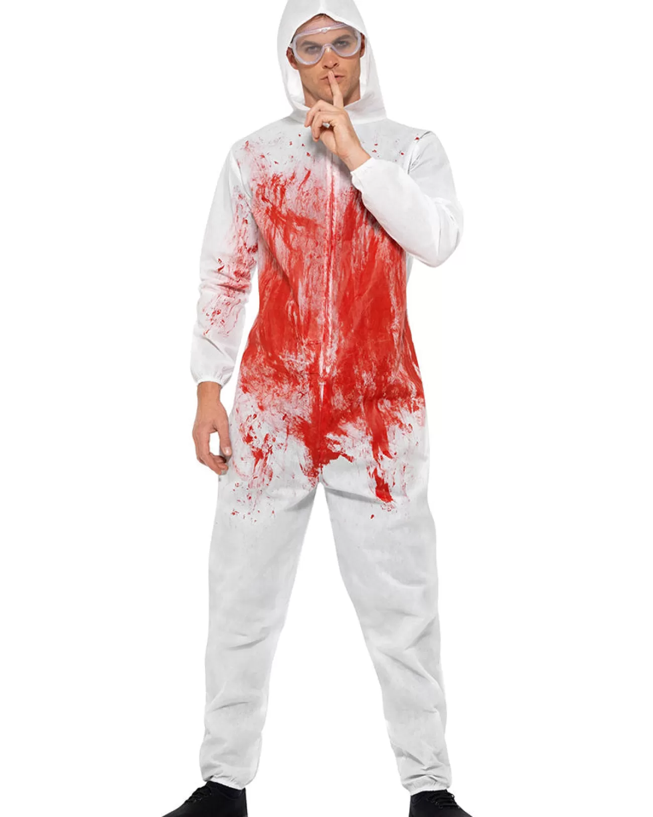 Smiffys Bloody Forensic Overalls Adult Costume>Men Men's Costumes