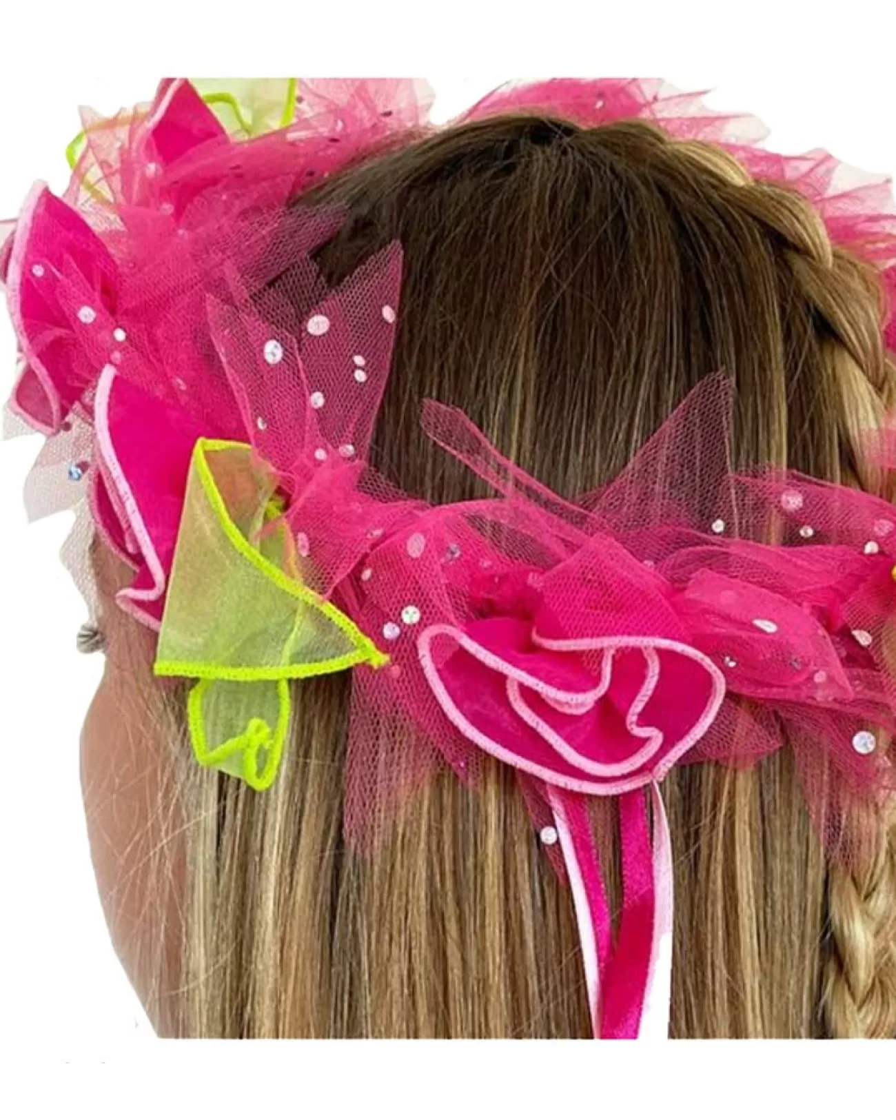 Fairy Girls Bloom Fairy Hot Pink Headpiece> Halloween Hats