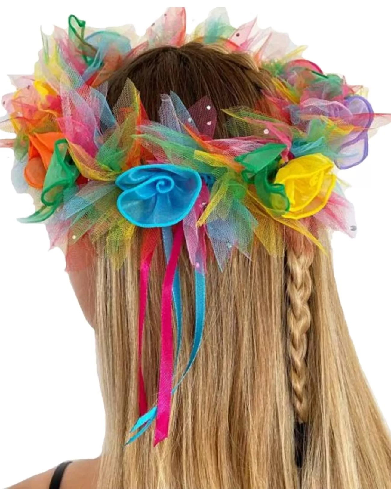 Fairy Girls Bloom Fairy Rainbow Headpiece> Halloween Hats