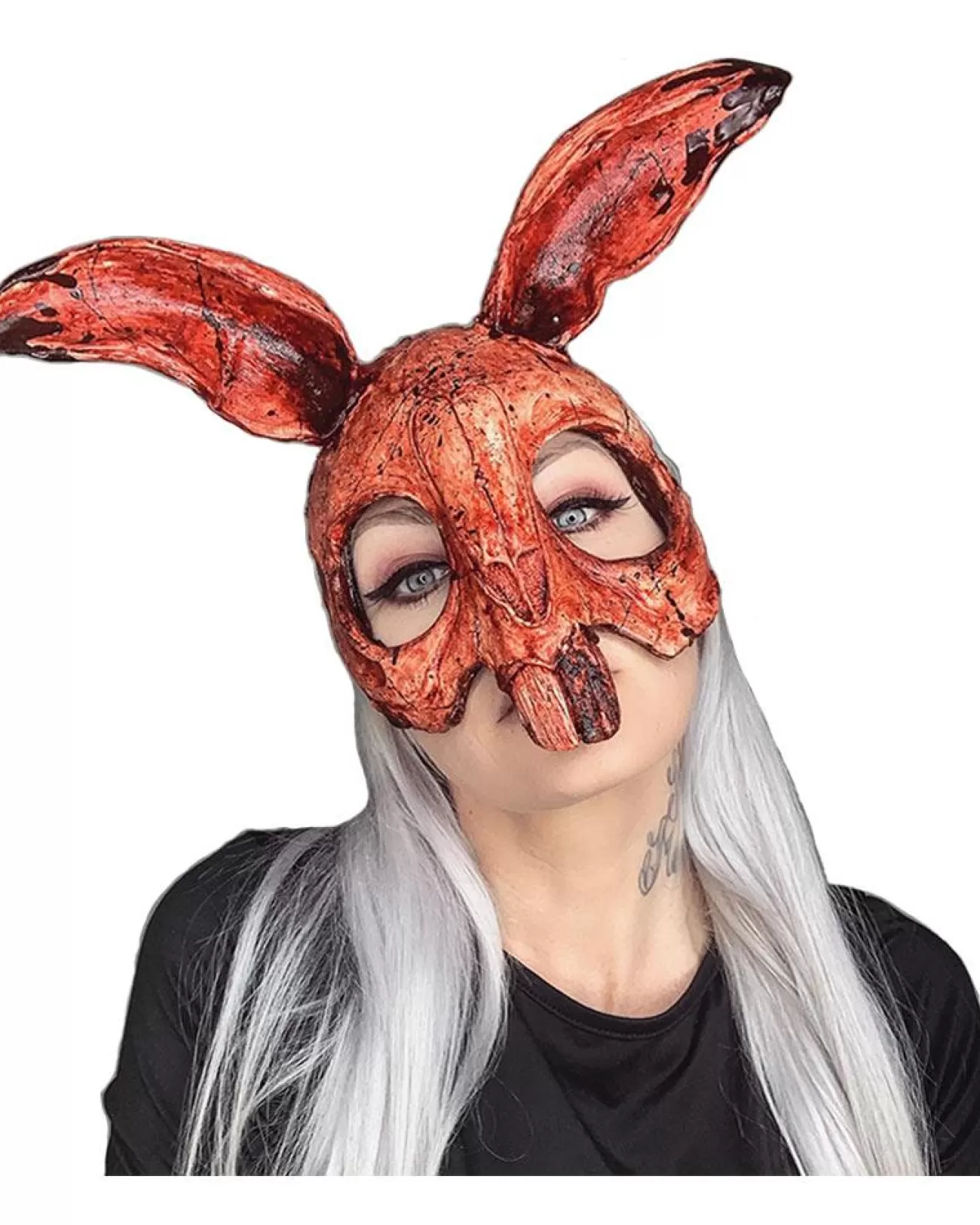 Sarah Mudle Bunny Blood Half Mask> Halloween Masks