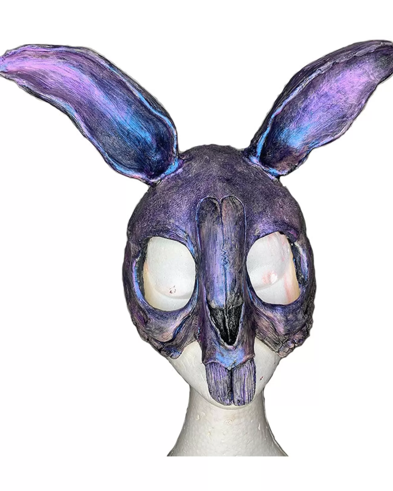 Sarah Mudle Bunny Purple Half Mask> Halloween Masks