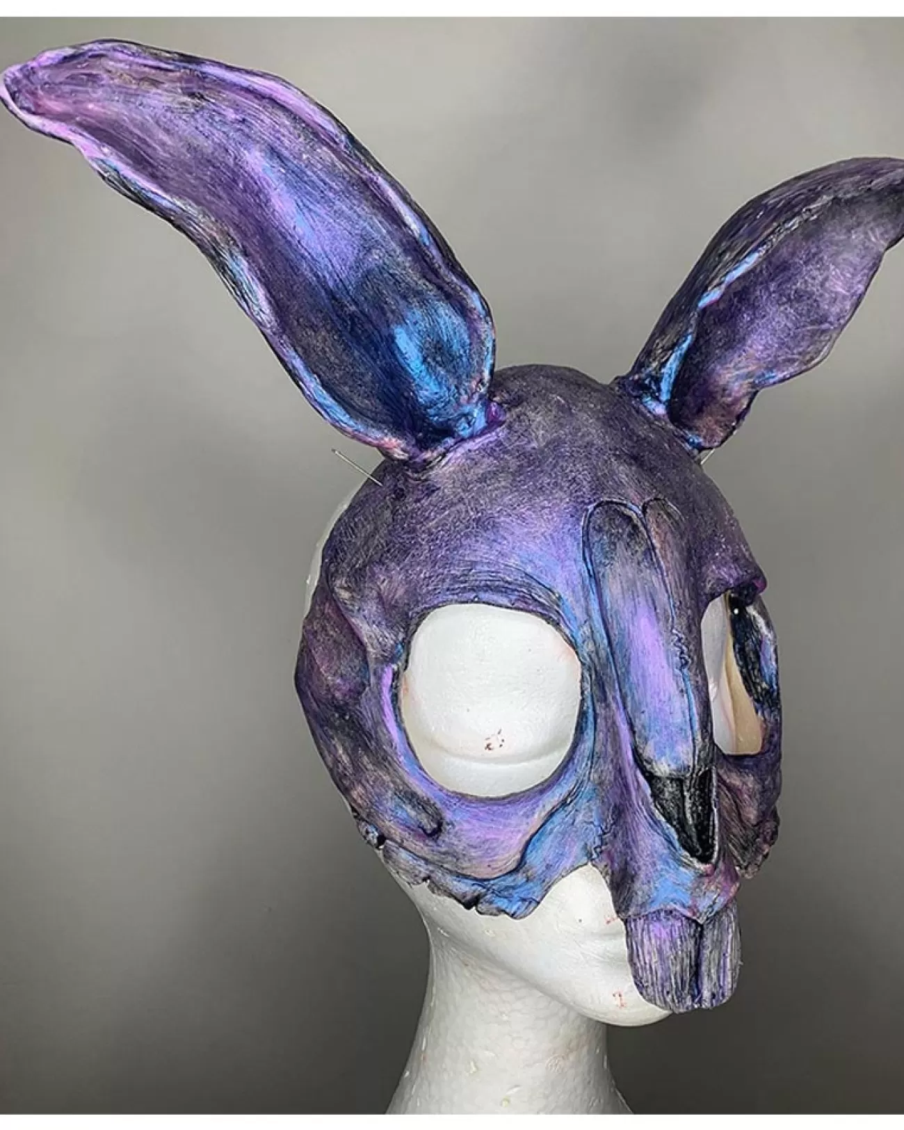 Sarah Mudle Bunny Purple Half Mask> Halloween Masks