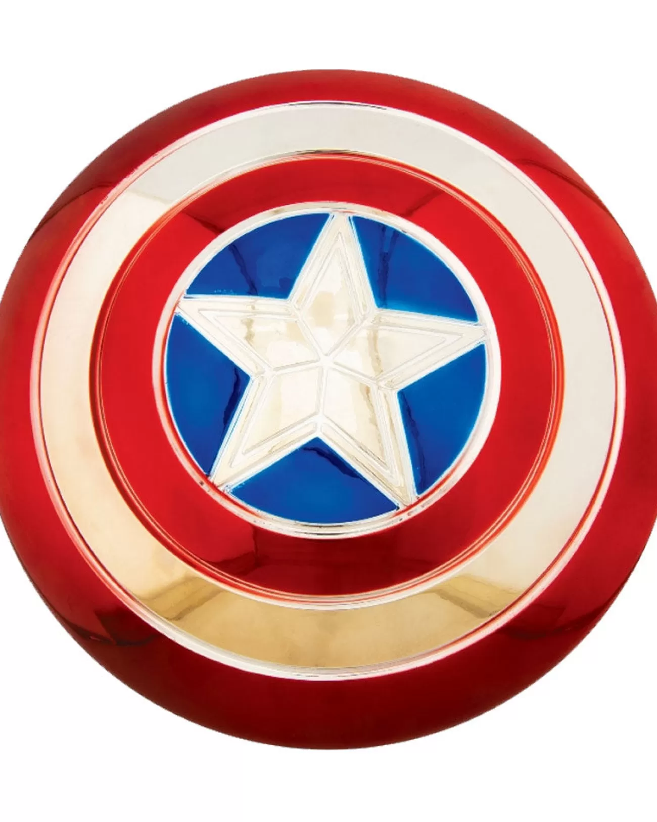 Rubies Captain America Metallic Plastic Shield 30Cm> Halloween Accessories