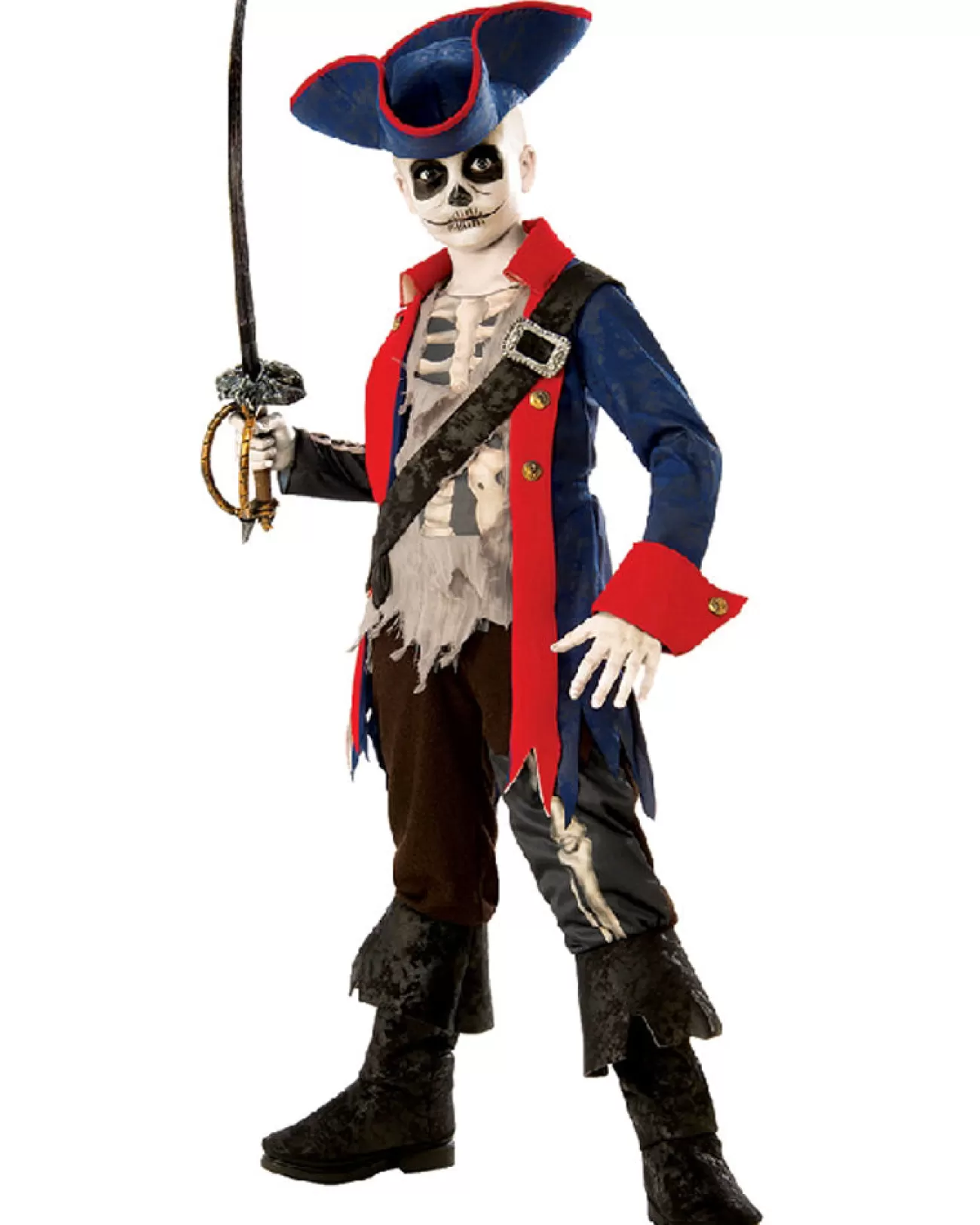 Rubies Captain Bones Pirate Boys Costume>Kids Kids Costumes