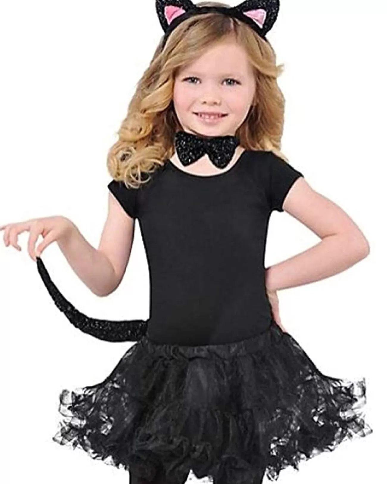 Amscan AU Cat Headband Bow Tie And Tail Set> Halloween Hats