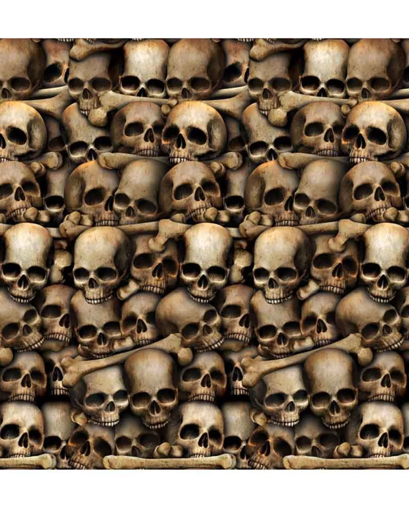 Beistle Catacombs Skulls Backdrop 9.1M> Scary Skeletons