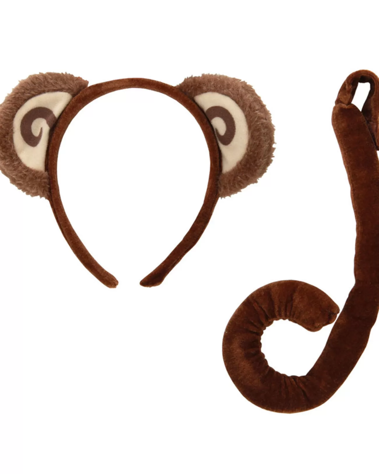 Elope Cheeky Monkey Headband And Tail Set> Halloween Hats