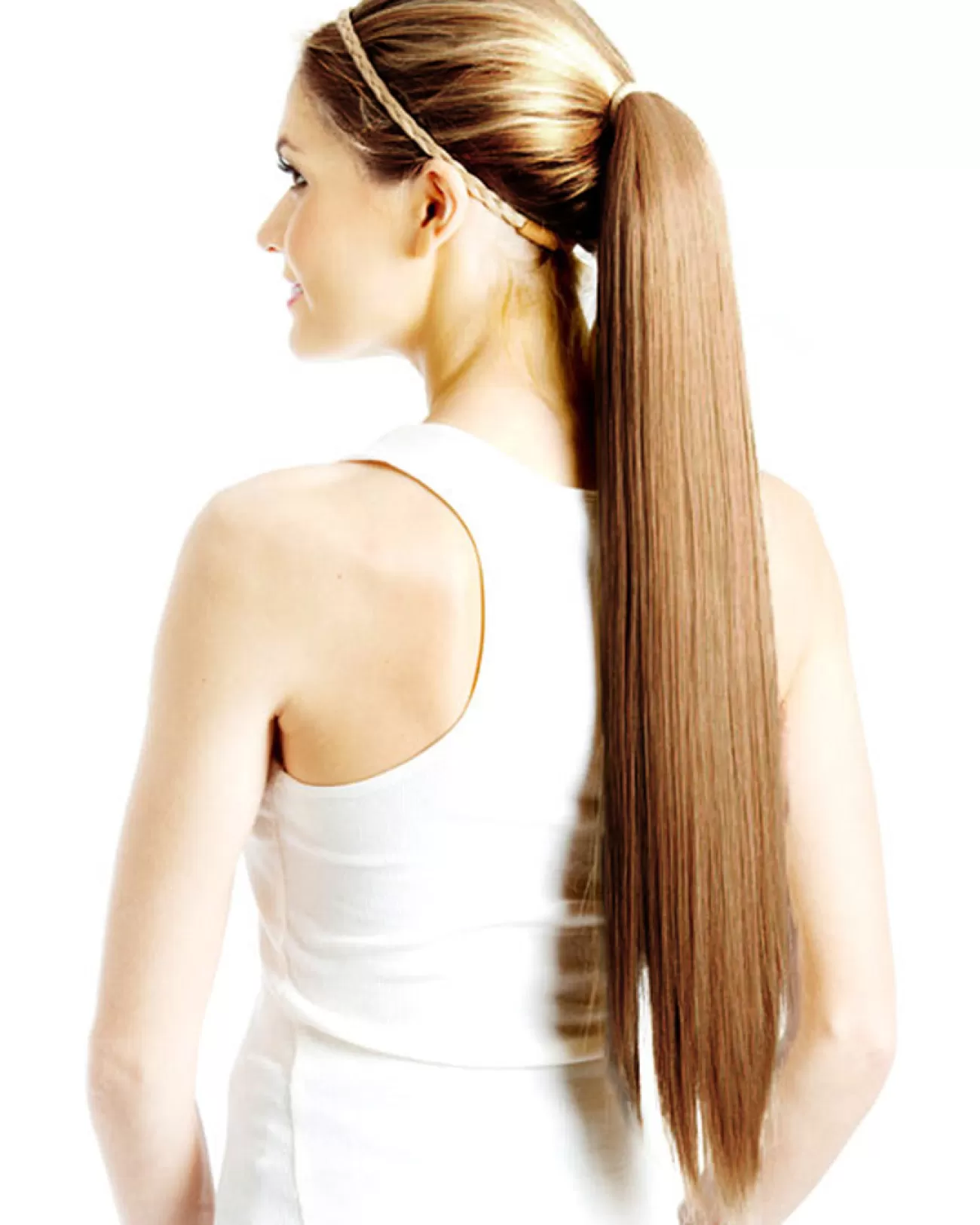 Allaura Wigs and Hair Chestnut Brown Wrap Around 60Cm Deluxe Ponytail> Broken Dolls