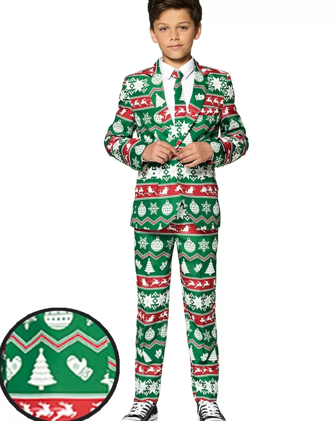 Opposuits Christmas Green Nordic Boys Suitmeister> Opposuits