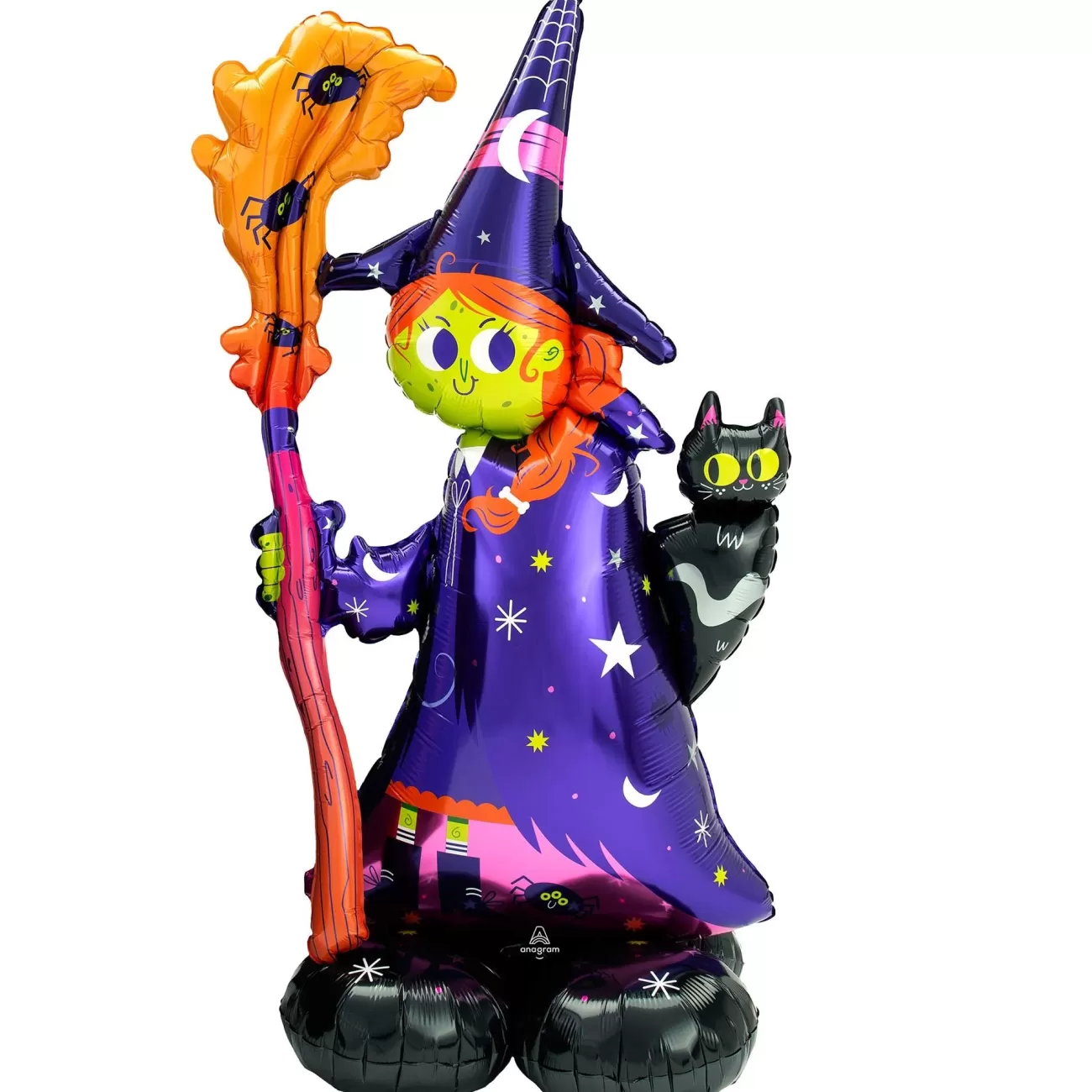 Amscan Ci: Airloonz Scary Witch & Cat P70> Wicked Witches