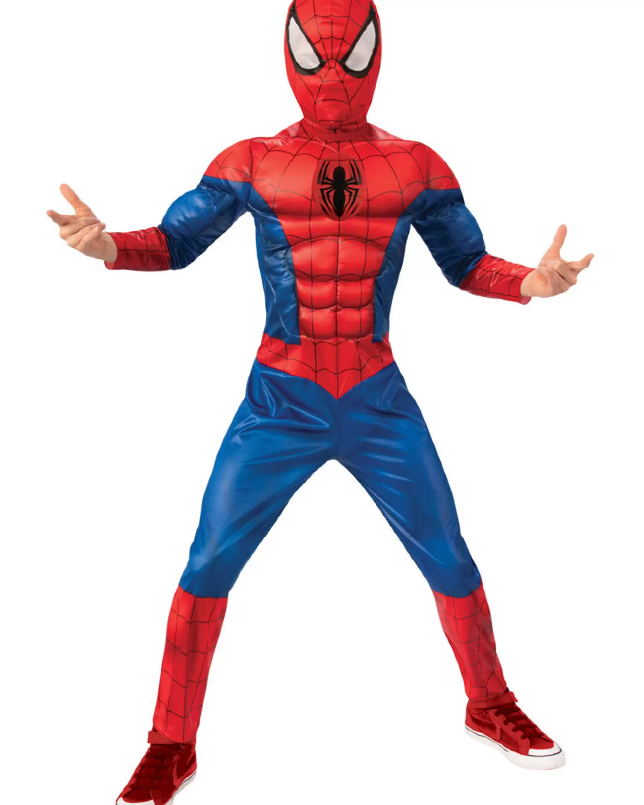 Rubies Classic Spiderman Lenticular Deluxe Boys Costume>Kids Kids Costumes