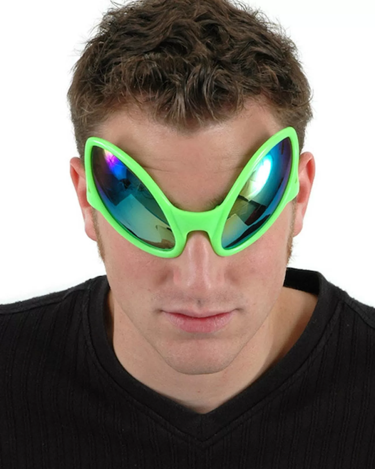 Elope Close Encounter Glasses Green> Halloween Accessories