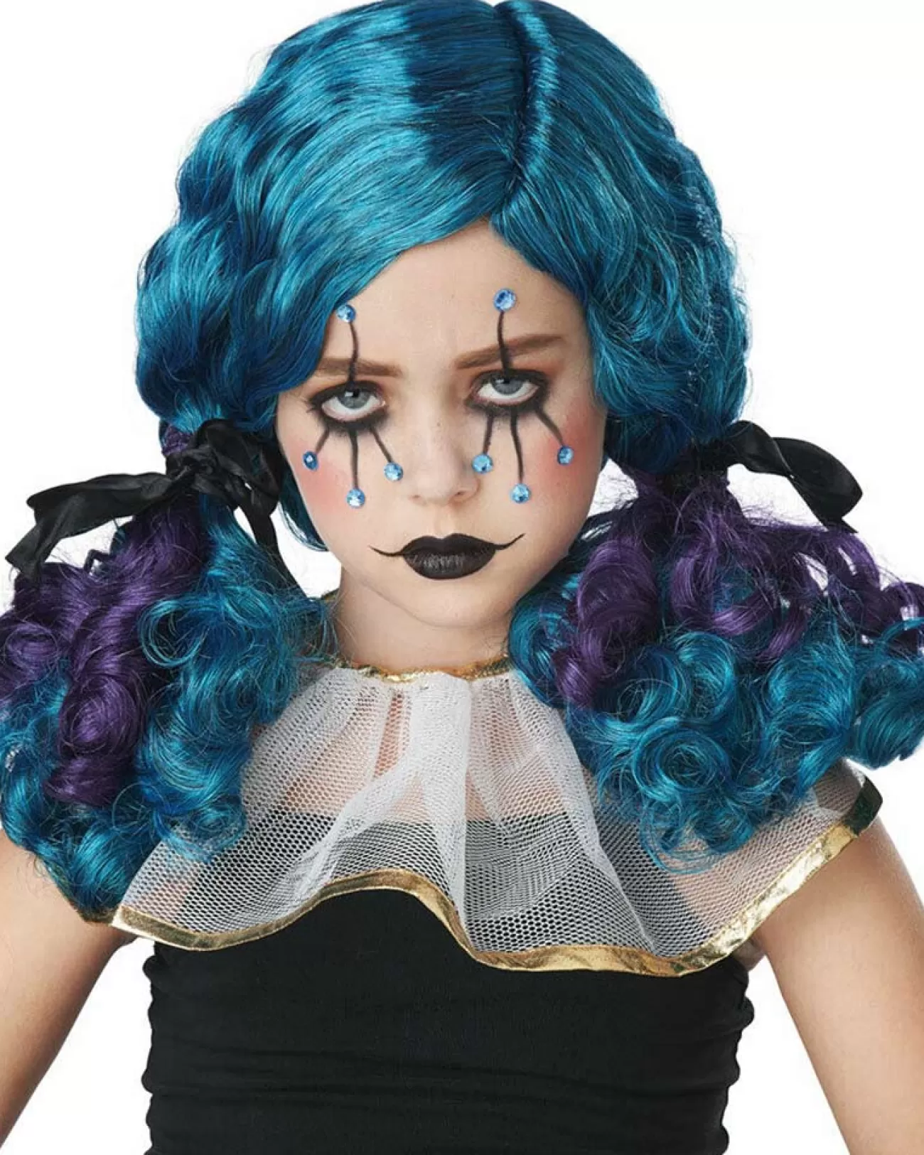 California Costumes Clowny Curls Girls Wig> Halloween Accessories