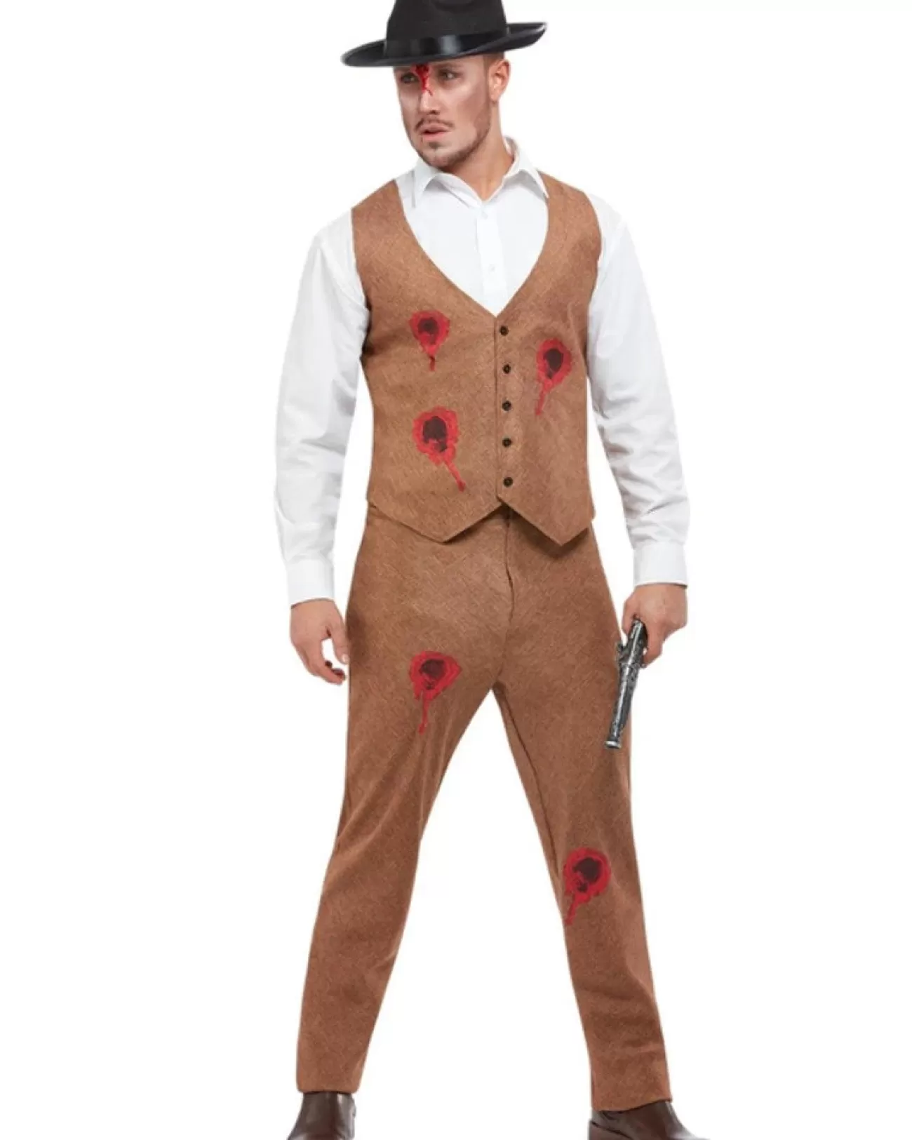 Smiffys Clyde Zombie Gangster Mens Costume>Men Men's Costumes