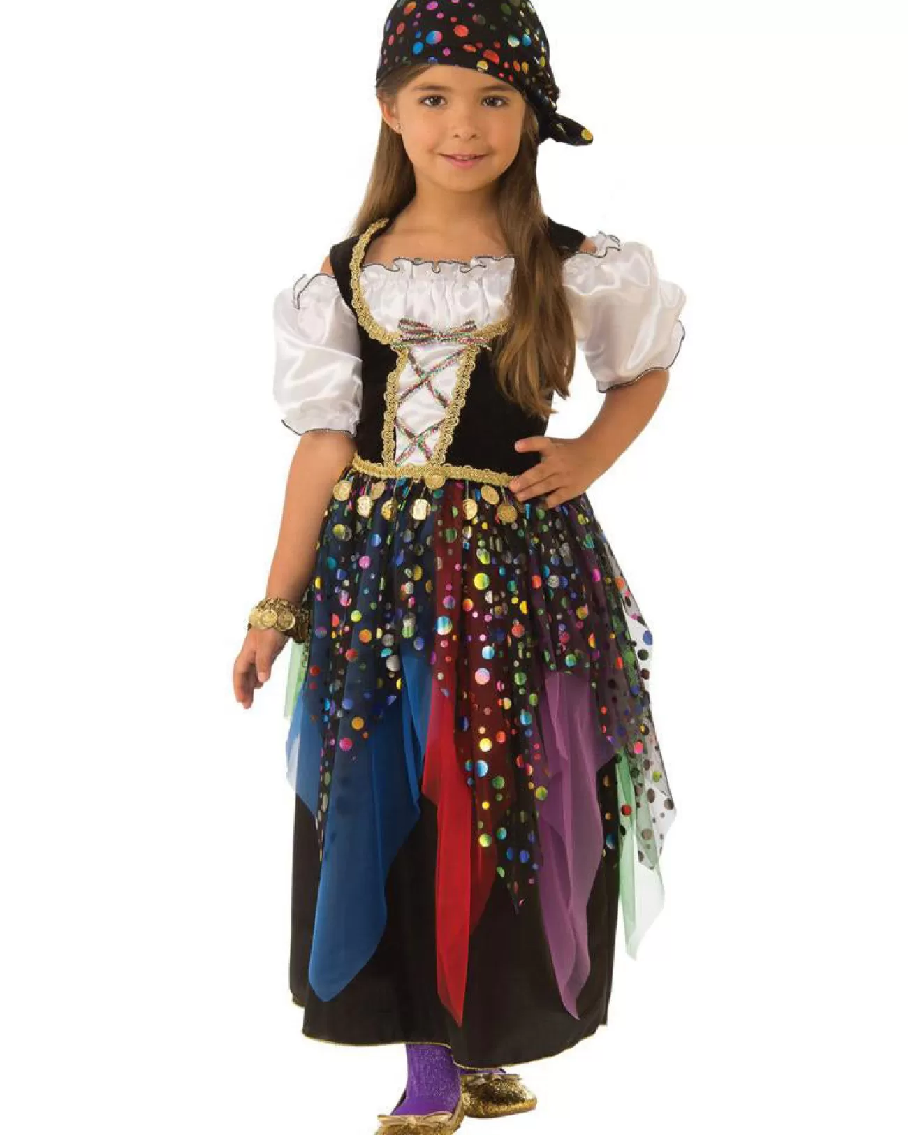 Rubies Colourful Gypsy Girls Costume>Kids Kids Costumes