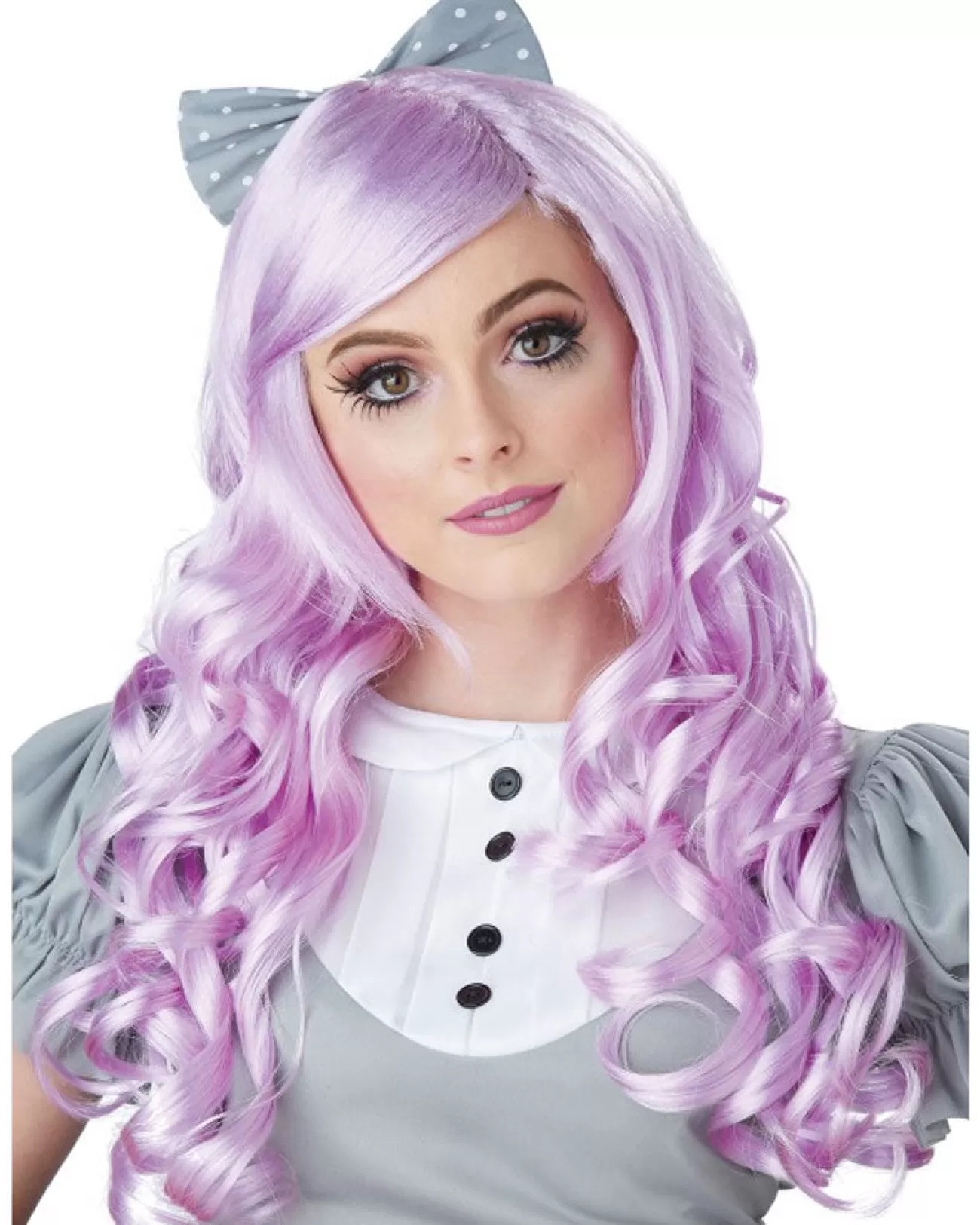 California Costumes Cosplay Doll Wig In Lavender> Halloween Accessories