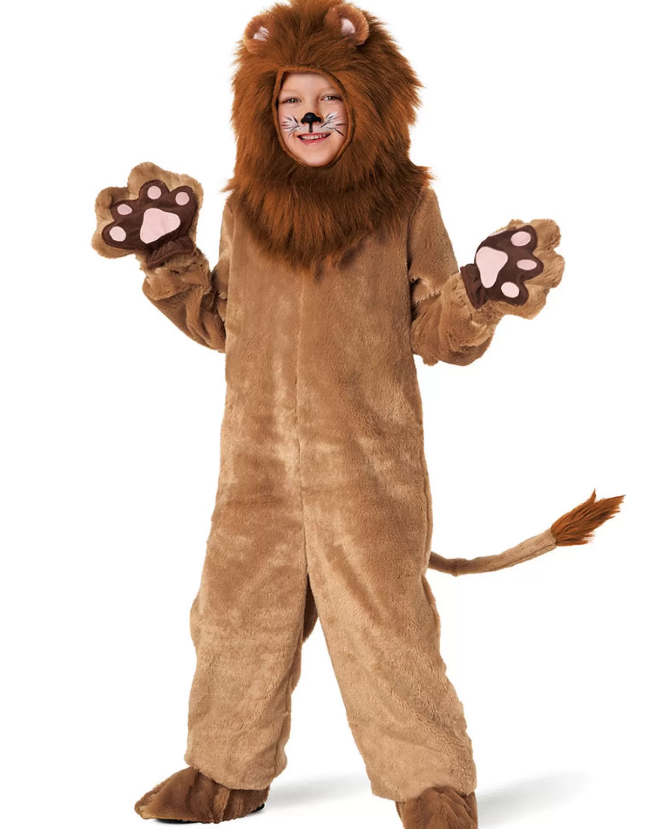 Morphsuits Cowardly Lion Deluxe Kids Costume>Kids Kids Costumes