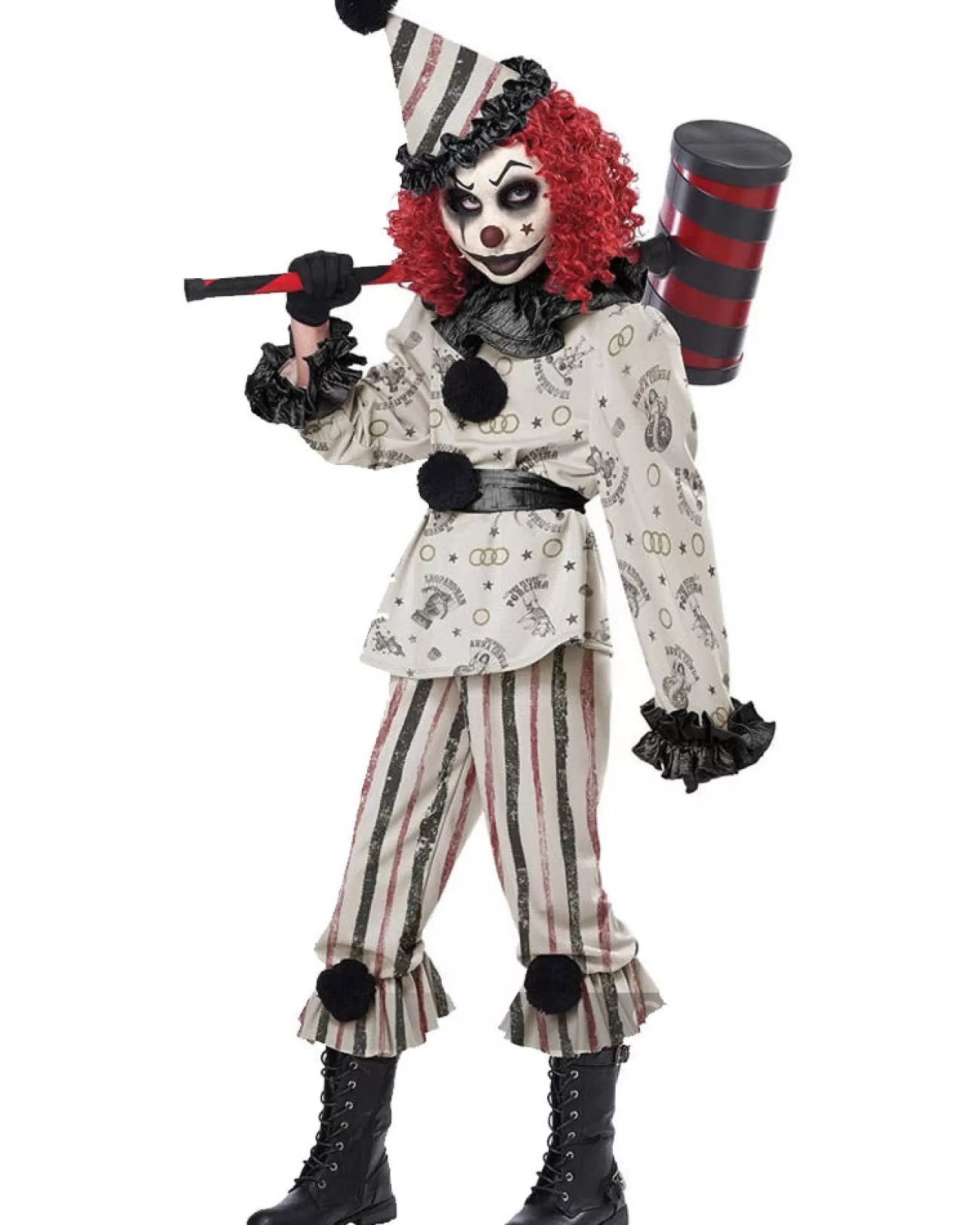 California Costumes Creeper Clown Girls Costume>Kids Kids Costumes