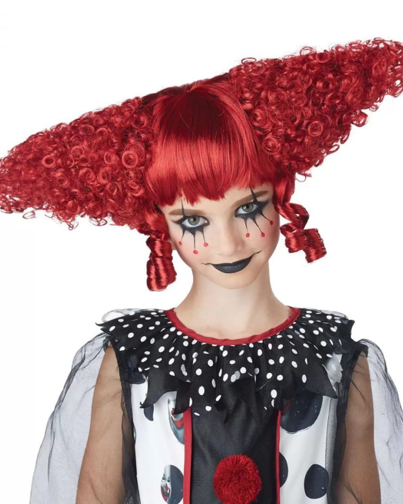 California Costumes Creepy Clown Red Wig> Halloween Accessories