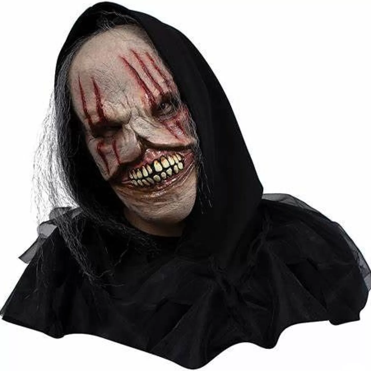 Ghoulish Productions Creepy Monsters Wicked Scratched Deluxe Mask> Halloween Masks