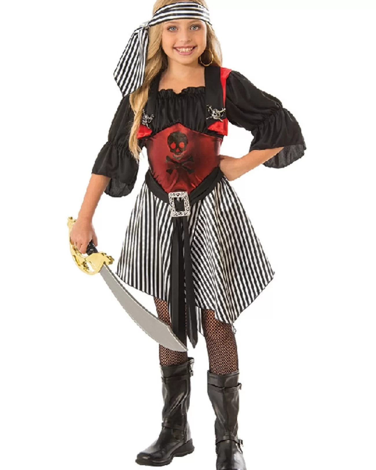 Rubies Crimson Pirate Girls Costume>Kids Kids Costumes