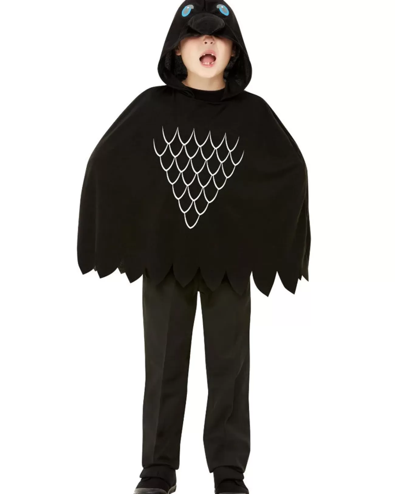 Smiffys Crow Poncho Kids Costume>Kids Kids Costumes