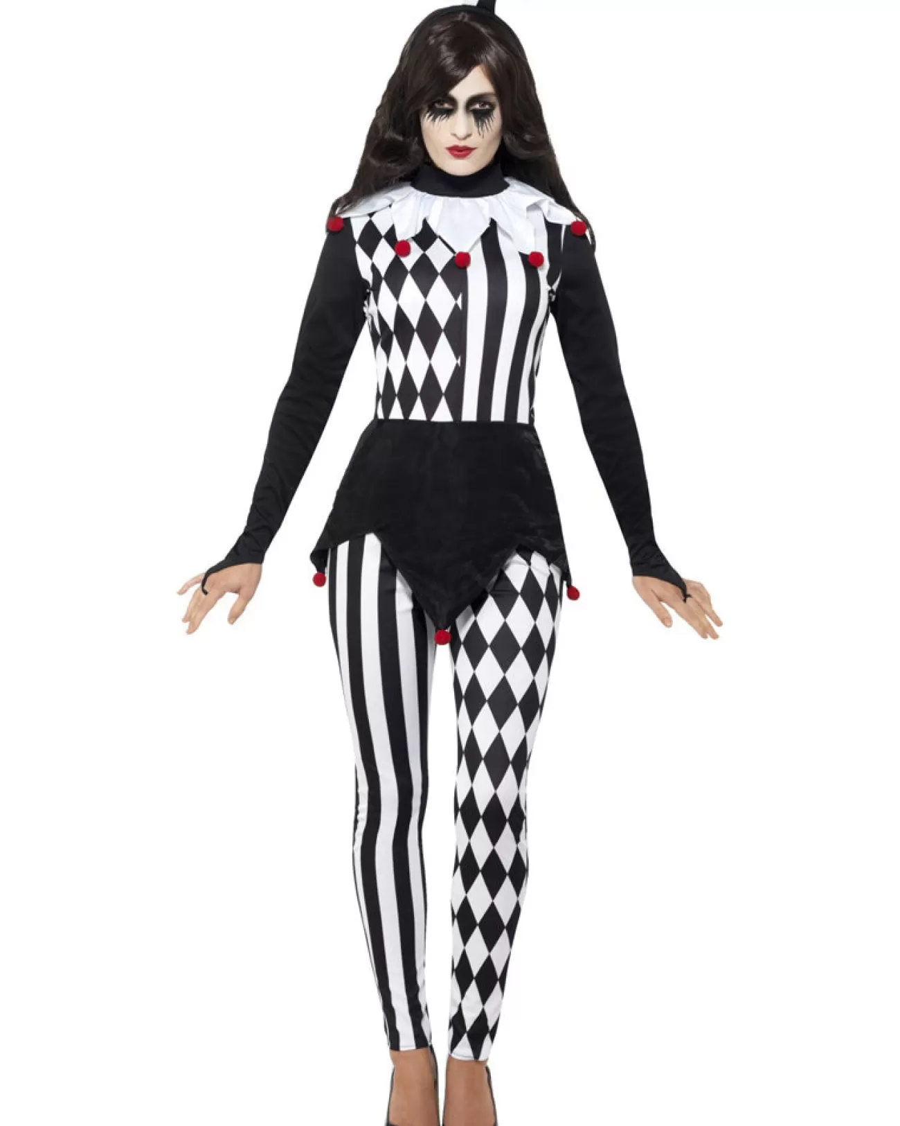 Smiffys Dark Jester Womens Costume>Women Women's Costumes