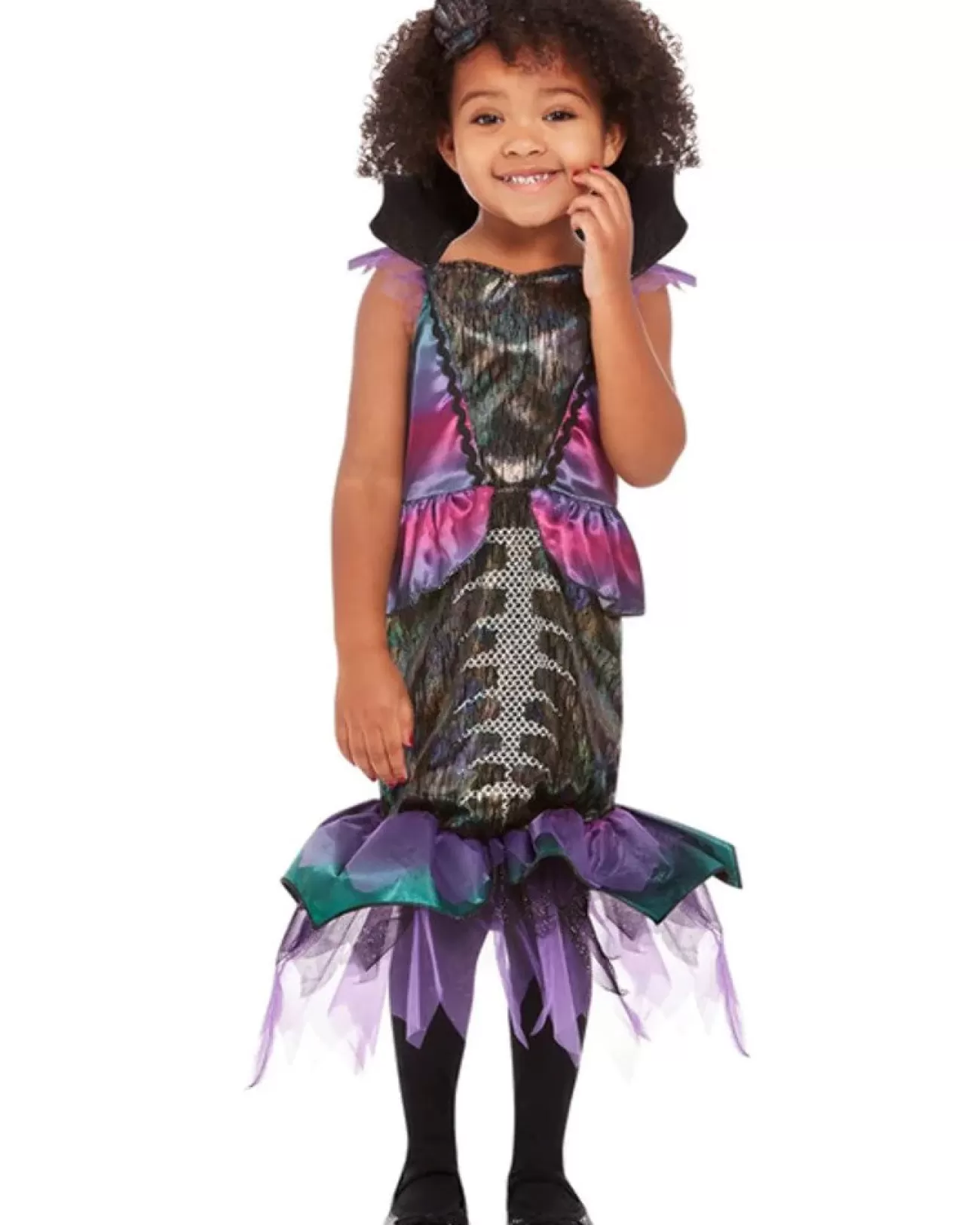 Smiffys Dark Mermaid Toddler Costume>Kids Kids Costumes