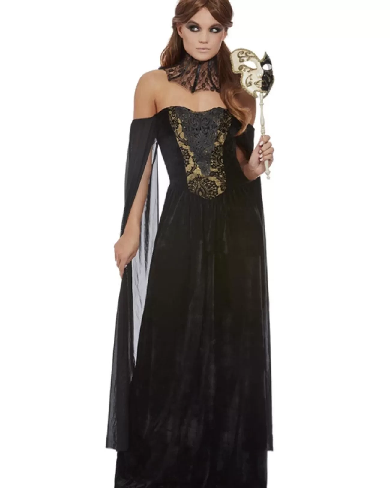 Smiffys Dark Mistress Womens Costume>Women Women's Costumes