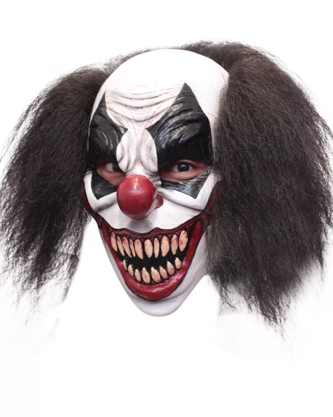 Ghoulish Productions Darky The Clown Deluxe Mask With Hair> Halloween Masks