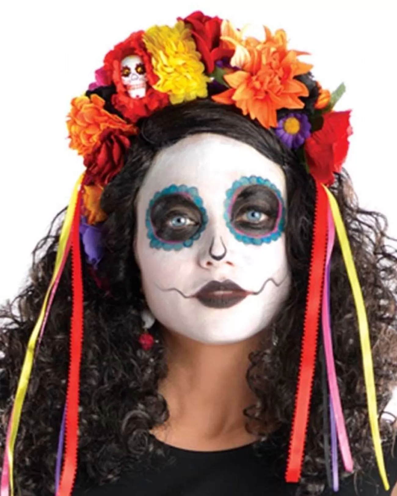 Amscan AU Day Of The Dead Flower Headband> Halloween Accessories