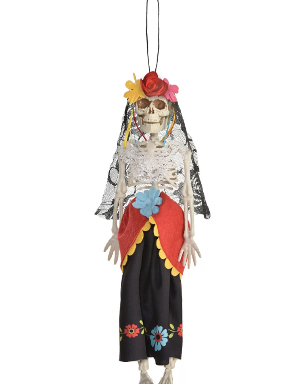 Amscan AU Day Of The Dead Hanging Skeleton Bride Prop 30Cm> Day Of The Dead