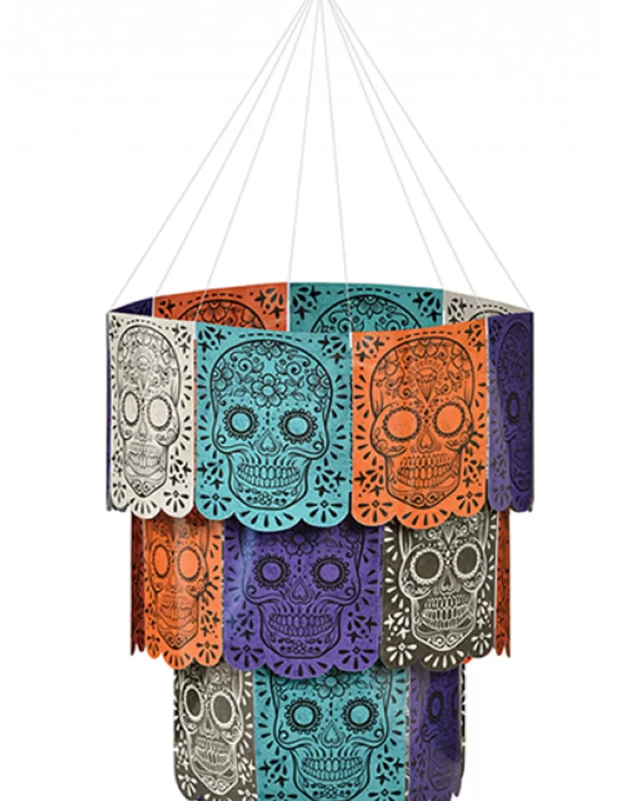 Amscan AU Day Of The Dead Sugar Skull Chandelier> Day Of The Dead