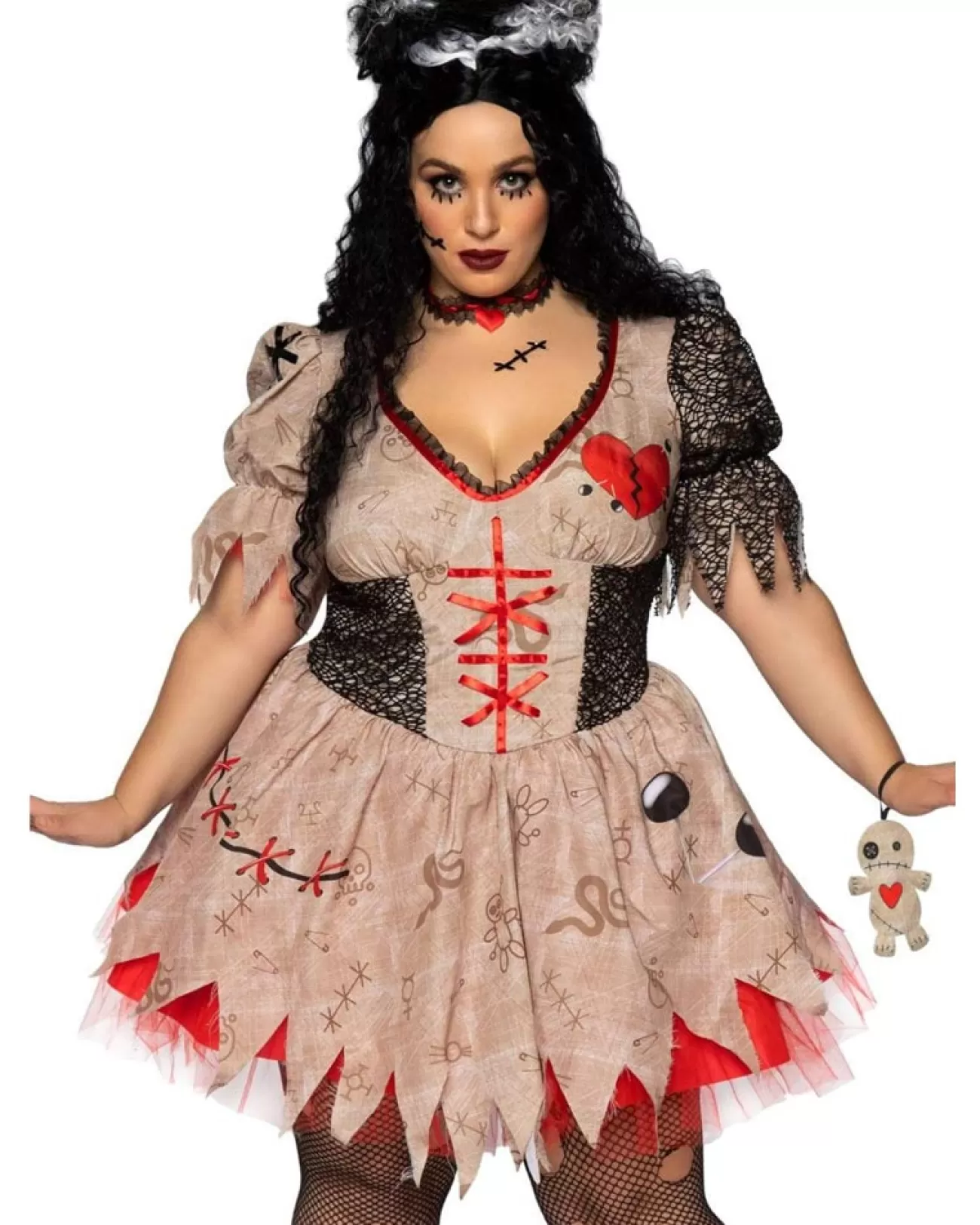 Leg Avenue Deadly Voodoo Doll Womens Plus Size Costume>Women Women's Costumes